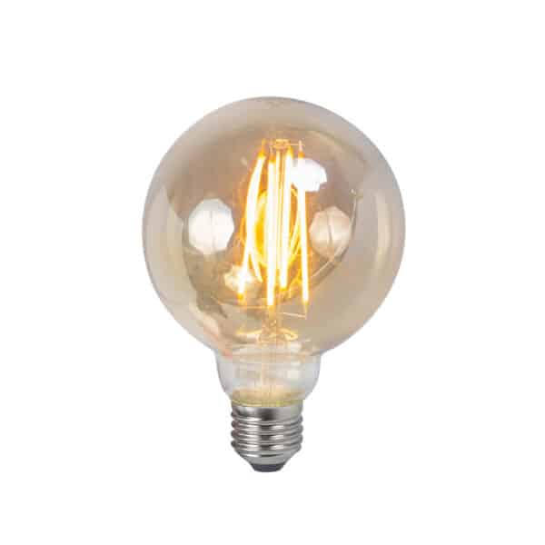 LED-Glühlampe E27 5W 2200K G95 Rauch dimmbar