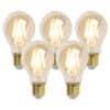 Set mit 5 E27 dimmbaren LED-Lampen Goldline 5W 380 lm 2200K