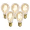 Set mit 5 E27 dimmbaren LED-Lampen Goldline 5W 380 lm 2200K