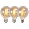 Set mit 3 E27 dimmbaren LED-Lampen G95 Rauch 5W 380 lm 2200K