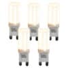Set mit 5 G9 dimmbaren LED-Lampen 3W 280 lm 2700K