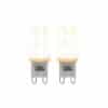 Set mit 2 dimmbaren G9-LED-Lampen 3W 280 lm 2700K