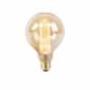 LED Lampe G95 E27 5W 1800K gelb 3-stufig dimmbar