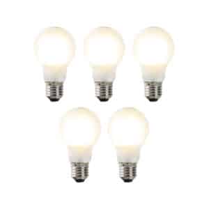 Set mit 5 dimmbaren LED-Glühlampen E27 A60 7W 806 lm 2700K