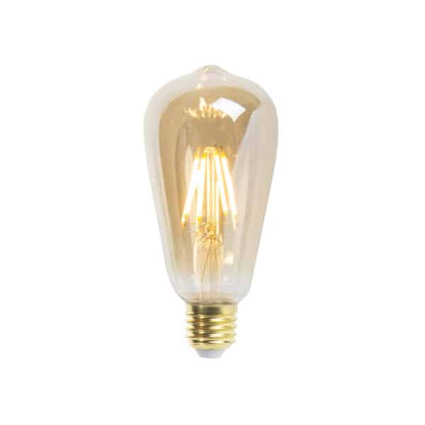 E27 dimmbare LED-Glühlampe ST64 goldline 5W 380 lm 2200K