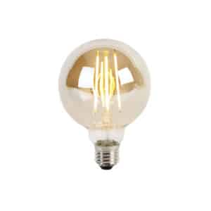 E27 3-stufig dimmbare LED-Lampe G95 Rauchglas 5W 380 lm 2200K