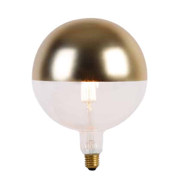 E27 dimmbare LED-Lampe G200 oberer Spiegel gold 6W 360 lm 1800K