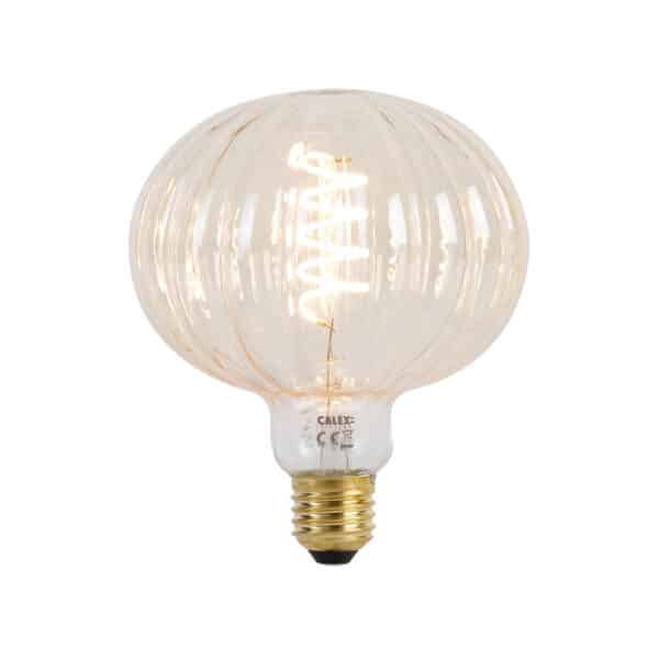 E27 dimmbare LED-Lampe G125 Bernstein 4W 200 lm 2000K