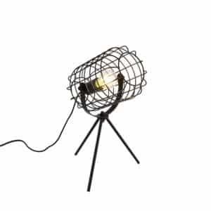 Industrielle Tischlampe Stativ schwarz 40 cm - Bliss Vefa