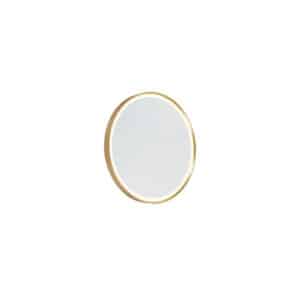 Runder Badezimmerspiegel Gold inkl. LED mit Touch Dimmer - Miral