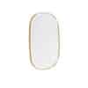Badezimmerspiegel Gold inkl. LED mit Touchdimmer oval - Miral