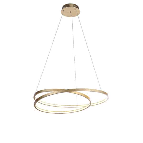 Design Hängelampe Gold 72 cm inkl. LED dimmbar - Rowan