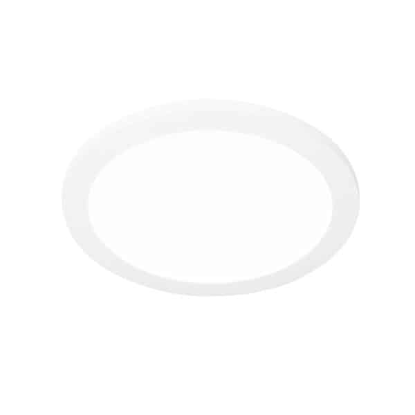 Deckenleuchte weiß 30 cm inkl. LED 3-stufig dimmbar IP44 - Steve