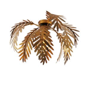 Vintage Deckenleuchte Gold 45 cm - Botanica