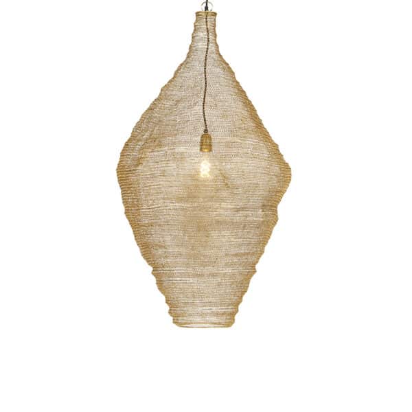 Orientalische Hängelampe Gold 60 cm - Nidum L.