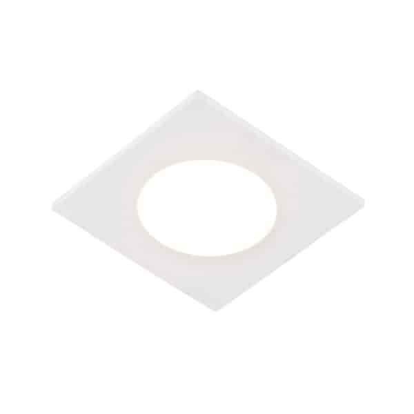 Modernes Einbaustück weiß inkl. LED 3-stufig dimmbar IP65 - Einfach