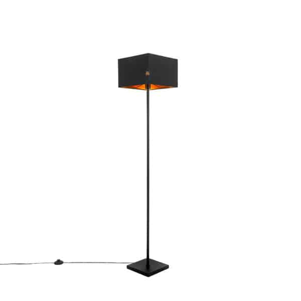 Moderne Stehlampe schwarz mit Gold - VT 1