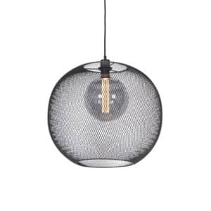 Moderne Hängelampe schwarz - Mesh Ball