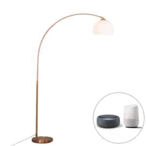 Moderne Smart Arc Lampe Kupfer inkl. A60 Wifi - Arc Basic