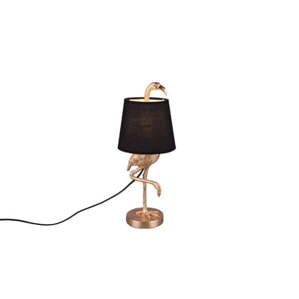 Art Deco Tischlampe Gold mit Schwarz - Koen