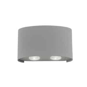 Moderne Wandleuchte grau inkl. LED IP54 - Silly