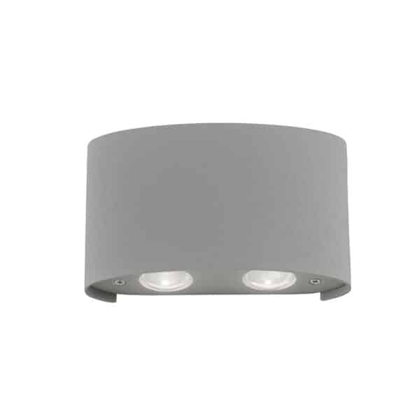 Moderne Wandleuchte grau inkl. LED IP54 - Silly