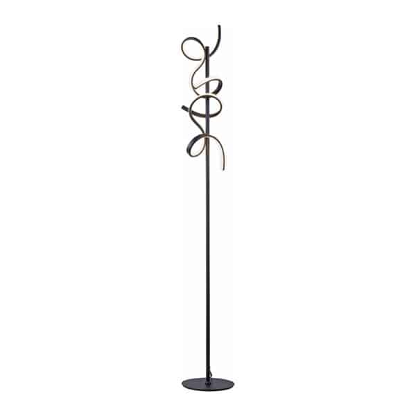 Design Stehleuchte schwarz inkl. LED und Dimmer - Krisscross
