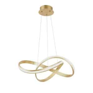 Design Hängelampe Gold inkl. LED 60 cm - Belinda