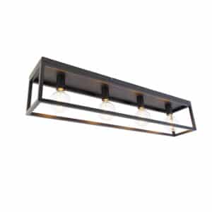 Industrielle Deckenlampe schwarz 99