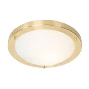 Moderne Deckenleuchte gold 31 cm IP44 - Yuma