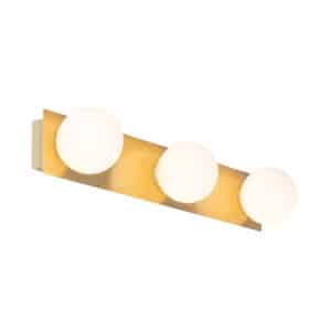 Moderne Wandleuchte gold 48 cm IP44 3-flammig - Cederic