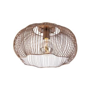 Industrielle Deckenlampe Kupfer 40 cm - Finn