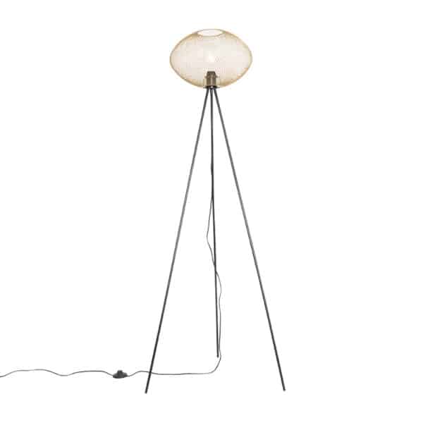 Industrielle Stehlampe Goldstativ - Molly