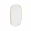 Badspiegel Kupfer inkl. LED mit Touchdimmer oval - Miral