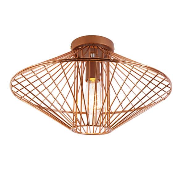 Design-Deckenleuchte Kupfer - Zahra