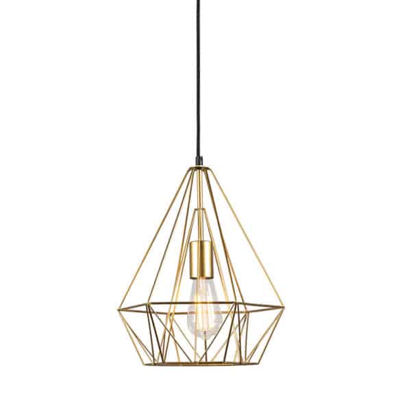 Smarte Industrie-Hängelampe gold inkl. WiFi ST64 - Korpus