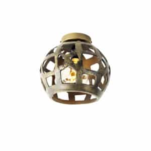 Industrielle Deckenlampe Antikgold - Bobby