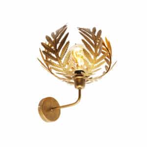 Vintage Wandlampe Gold - Botanica Up