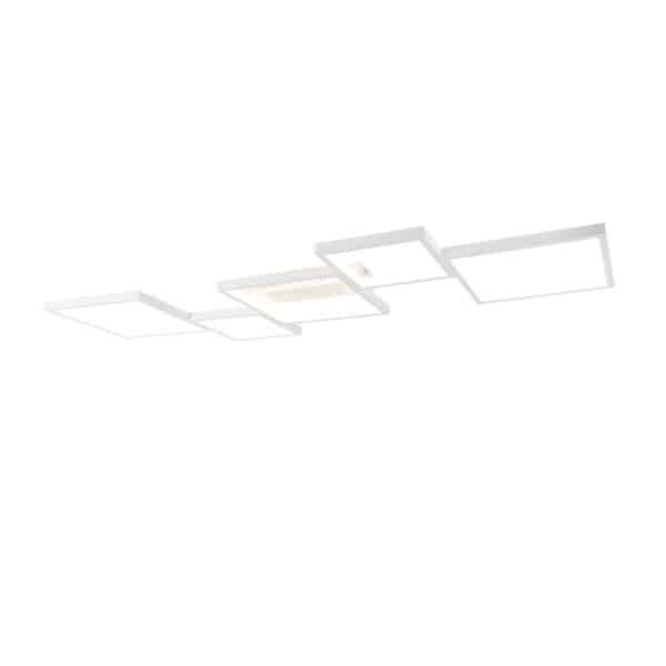 Deckenleuchte weiß inkl. LED 3 Stufen dimmbar 5 Lichter - Lejo
