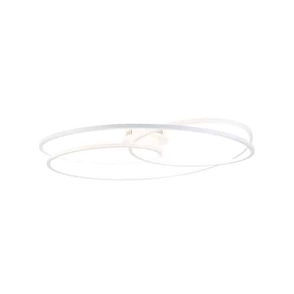 Deckenleuchte weiß 78 cm inkl. LED 3 Stufen dimmbar - Rowin