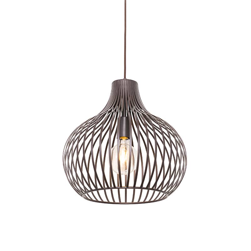 Moderne Hängelampe braun 38 cm - Sapphira