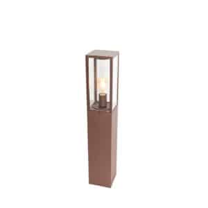 Industrielle stehende Außenlampe rostbraun 80 cm IP44 - Charlois