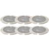 Set mit 6 Bodenstrahlern Stahl AR111 verstellbar IP65 - Delux Honey