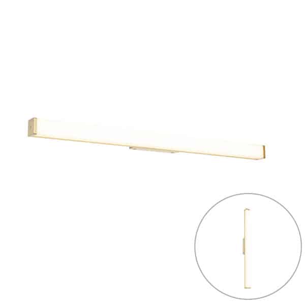 Badezimmer Wandleuchte Messing 92 cm inkl. LED IP44 - Cascada