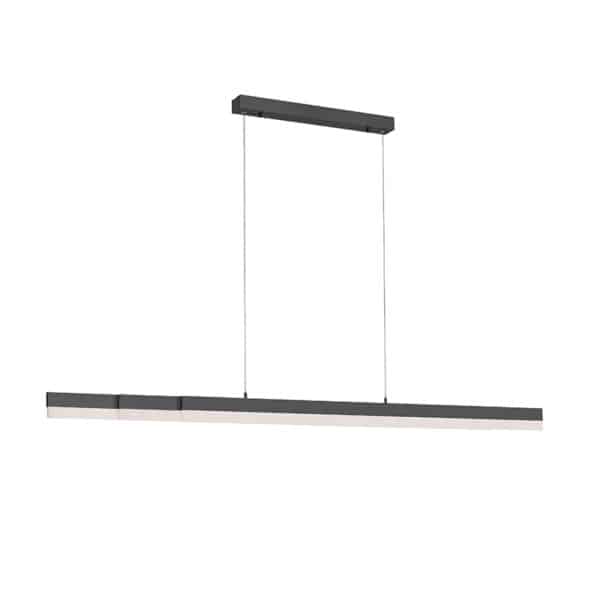 Moderne Hängelampe dunkelgrau inkl. LED 2700-5000K - Nikola