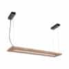 Hängelampe Holz 120 cm inkl. LED mit Fernbedienung - Ajdin