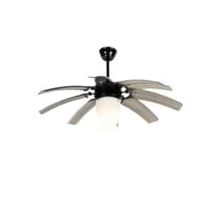 Deckenventilator schwarz mit Fernbedienung - Wings 42