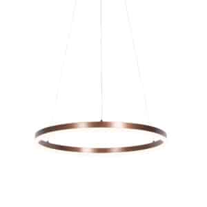 Design-Hängelampe Bronze 60 cm inkl. LED 3-stufig dimmbar - Anello