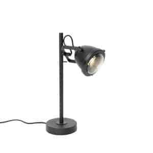 Industrielle Tischlampe schwarz 45 cm - Emado