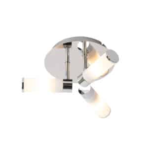 Moderne Badezimmer-Deckenleuchte Chrom 3-flammig IP44 - Bath
